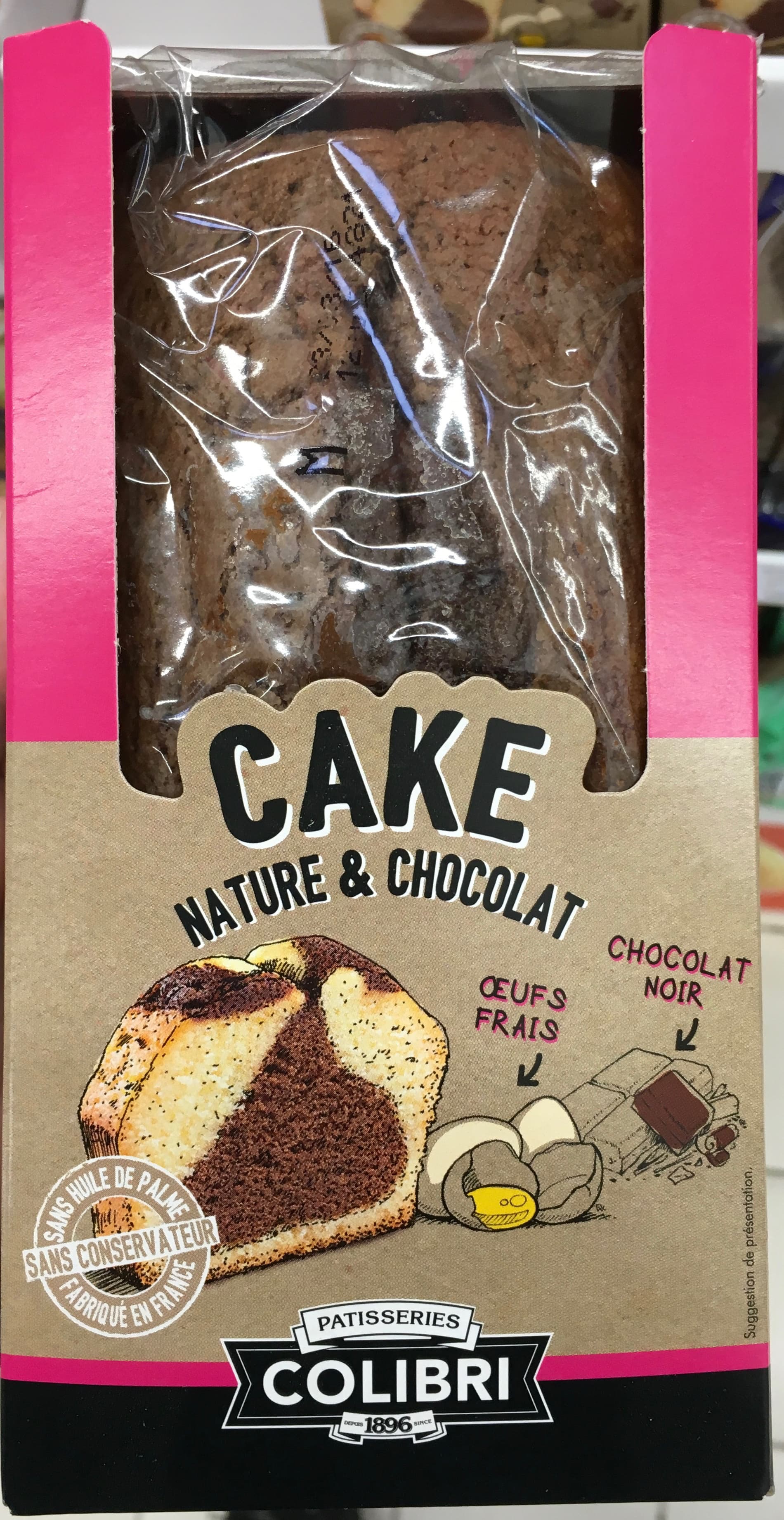 Colibri Cake Nature & Chocolat packshot