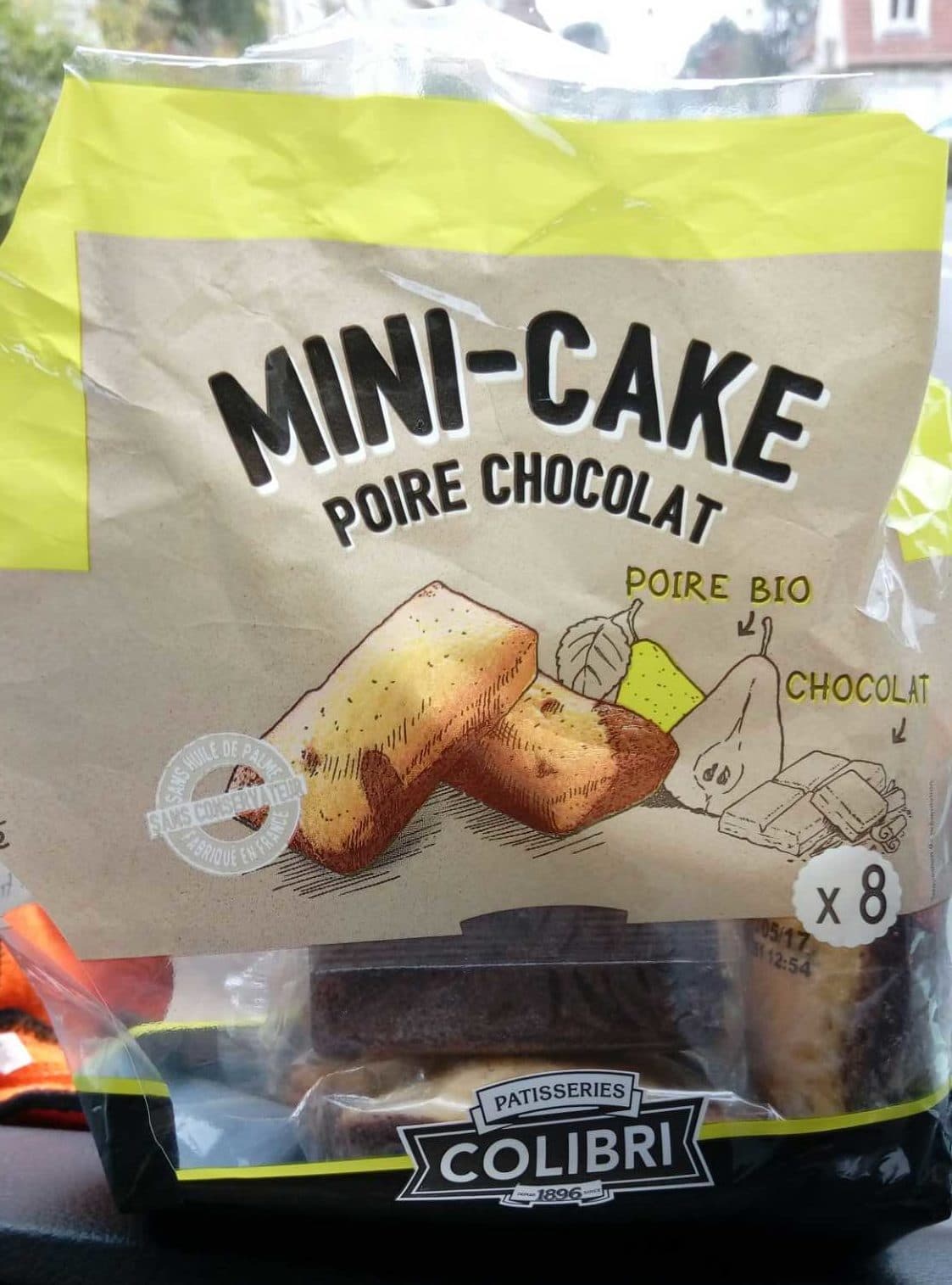 Colibri Mini-Cake Poire Chocolat packshot