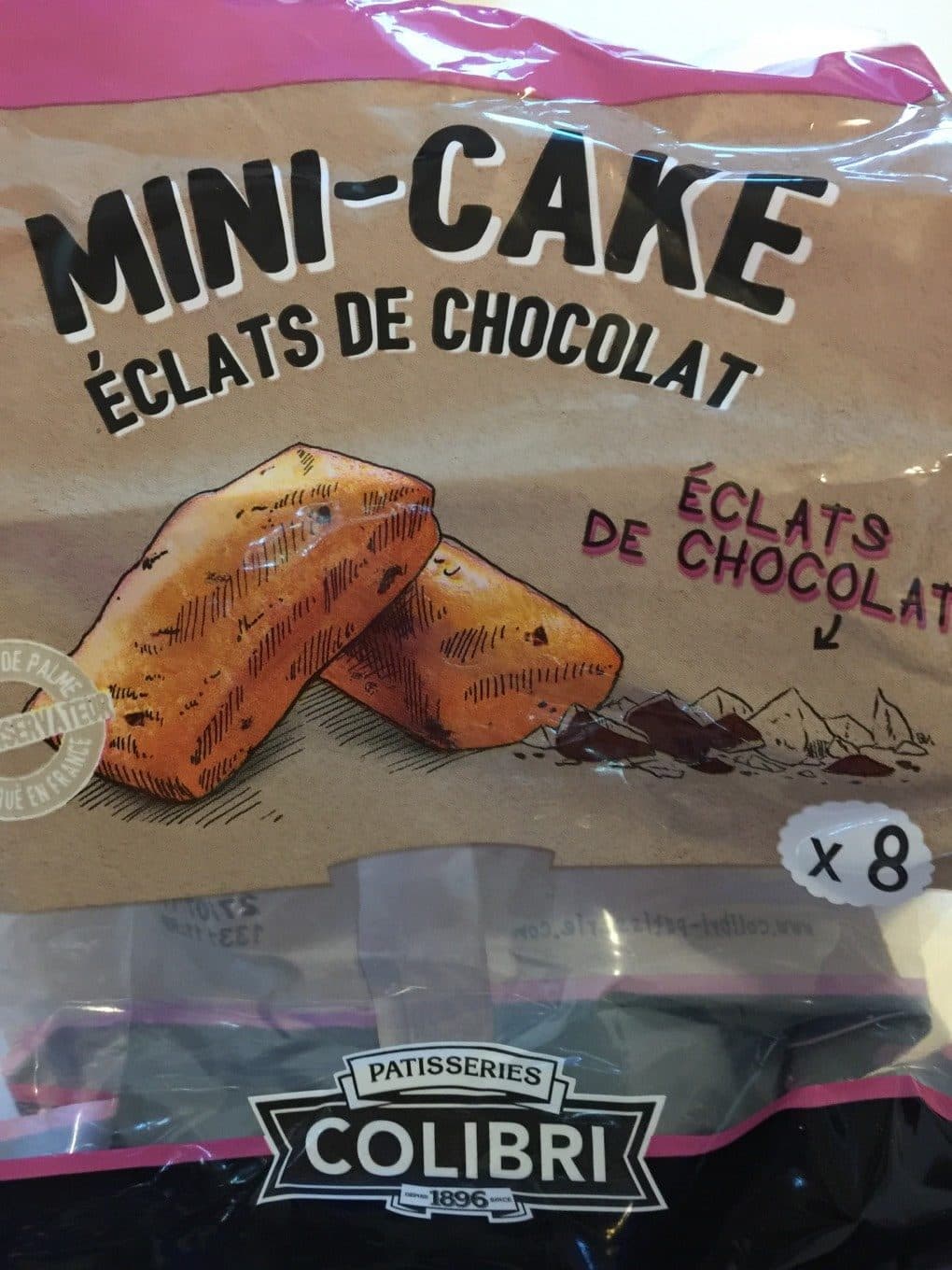 Colibri Mini-cake éclats de chocolat packshot