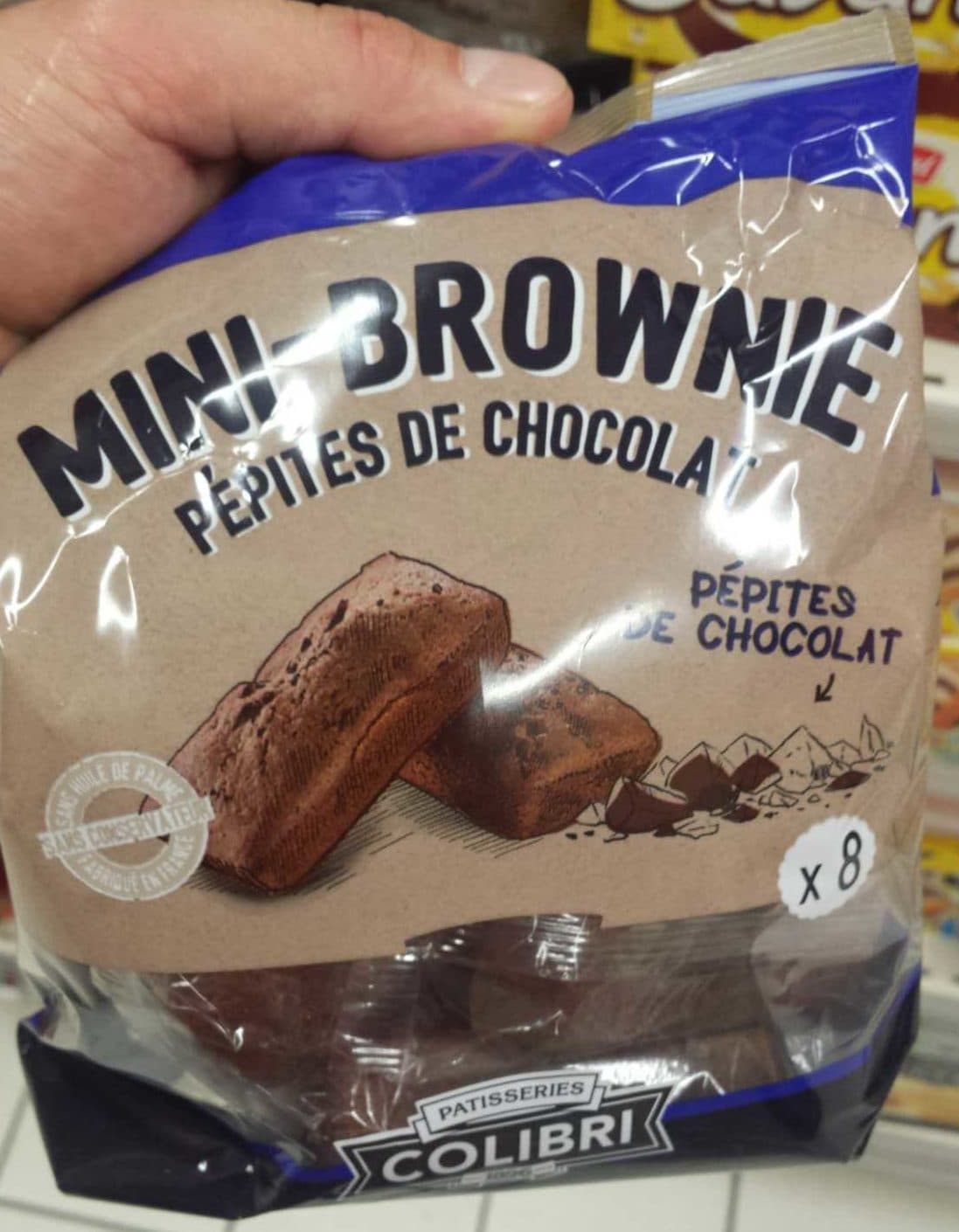Colibri Mini-Brownies pépites de chocolat packshot