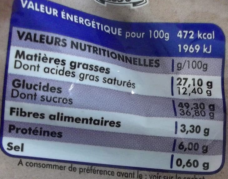 Colibri Mini-Brownies pépites de chocolat packshot