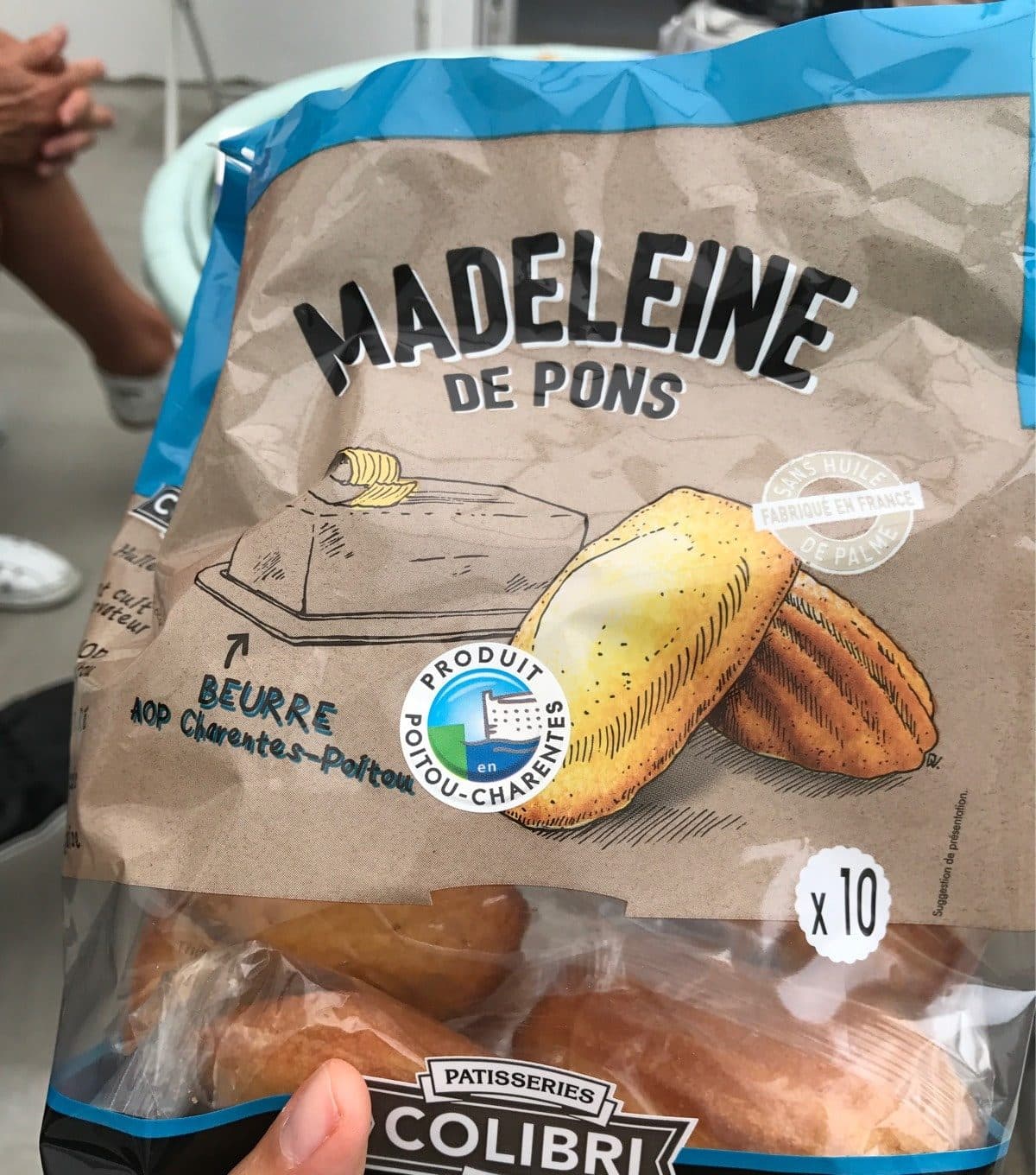 Patisserie Colibri Madeleine de pons packshot