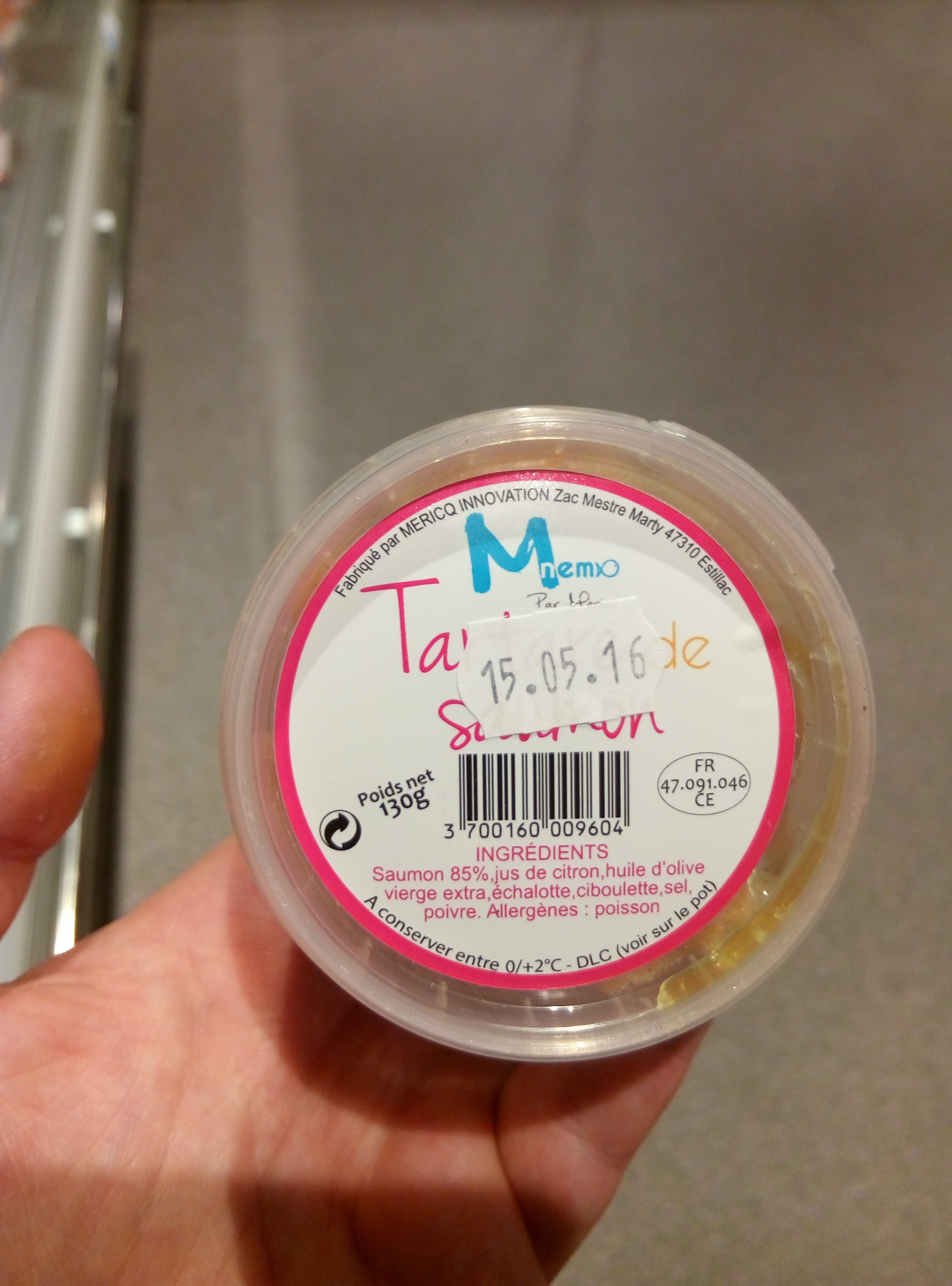Mericq Tarama au Saumon packshot