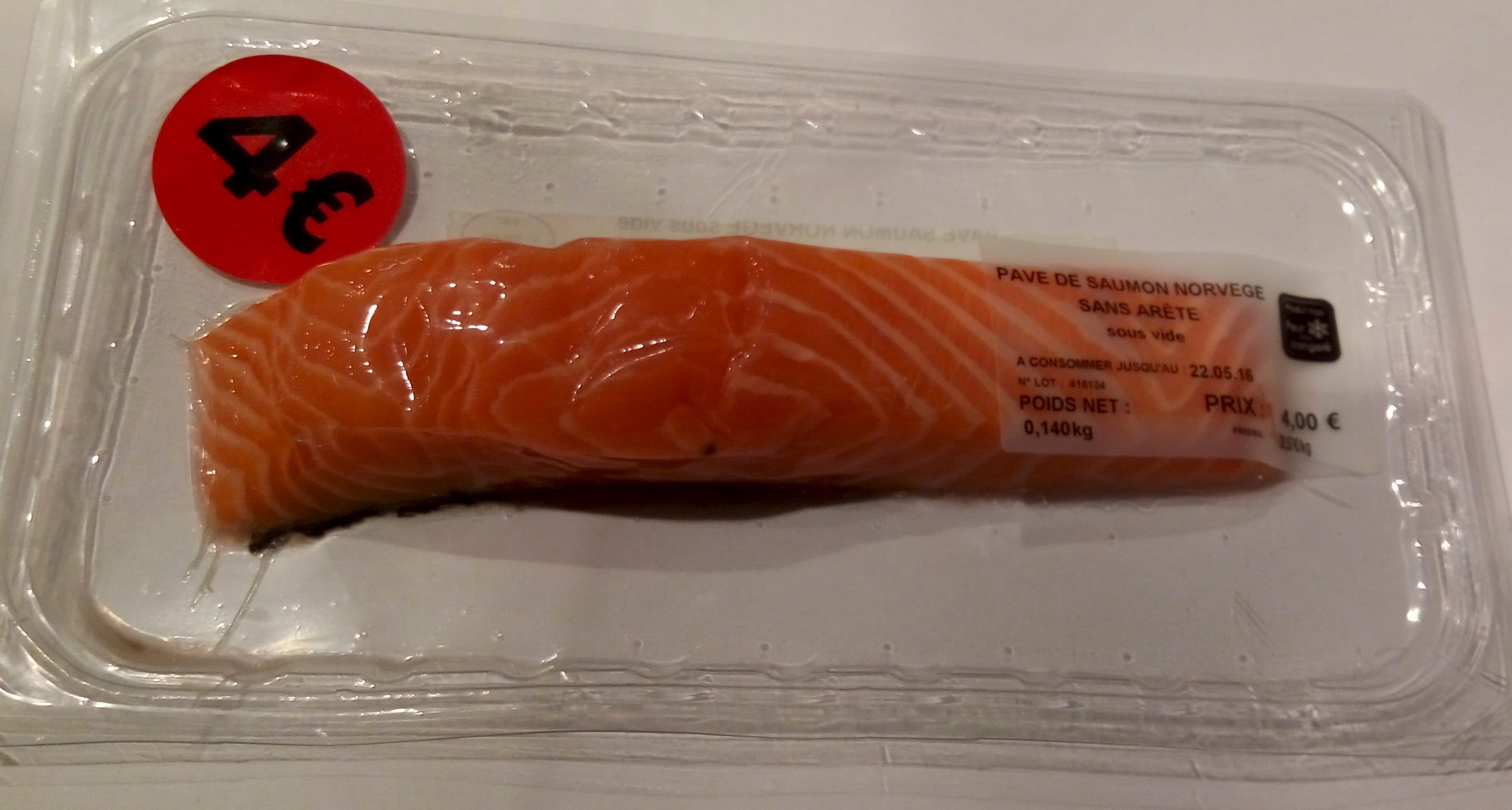 Mericq Pavé de Saumon de Norvège Sans Arête packshot