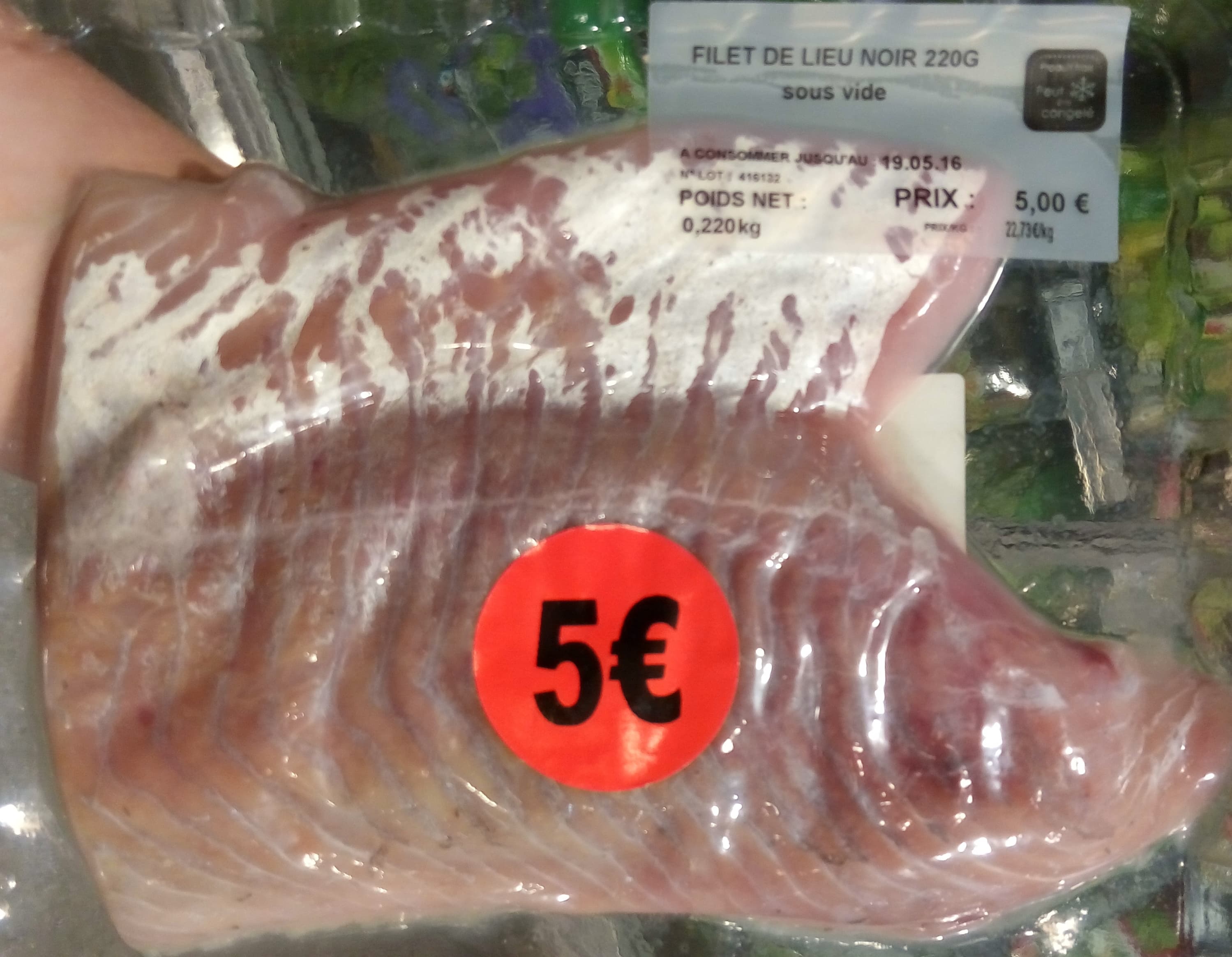 Mericq Filet de lieu noir sous vide packshot