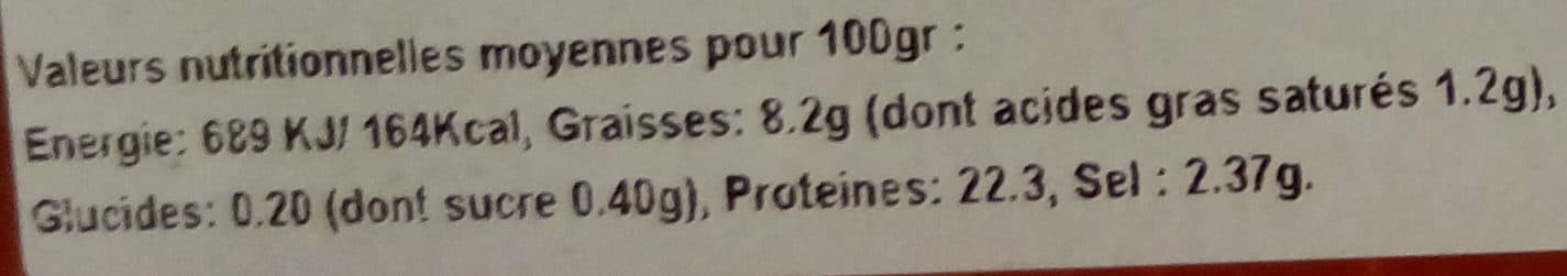 Mericq 2 Tranches de Saumon Fumé Sauvage packshot