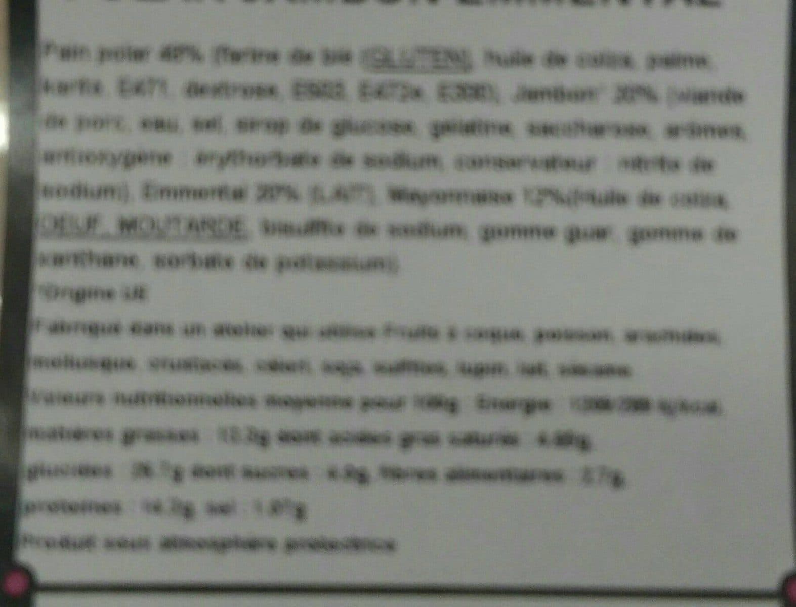 Open Food Facts Polar jambon emmental packshot