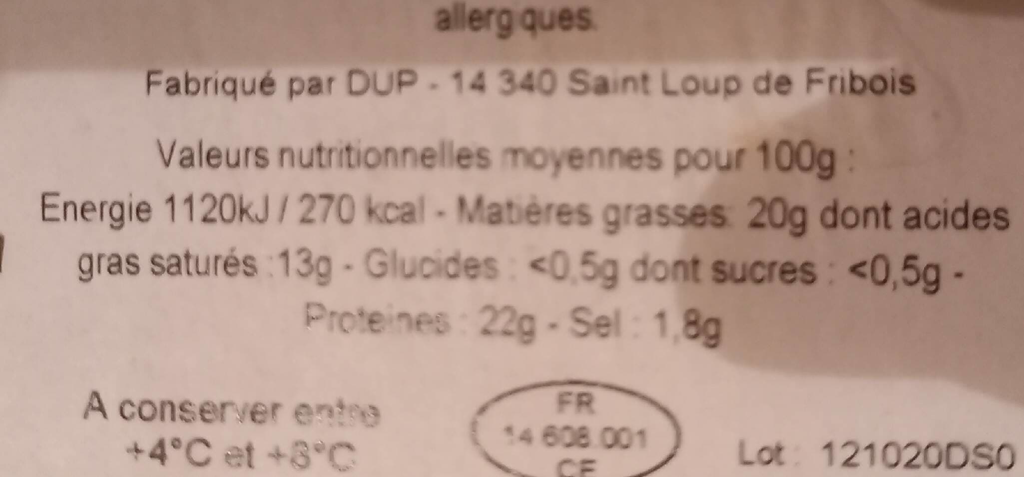 DUP Camembert de normandie AOP packshot