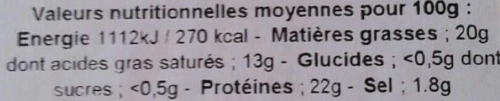 Open Food Facts Camembert au lait cru packshot