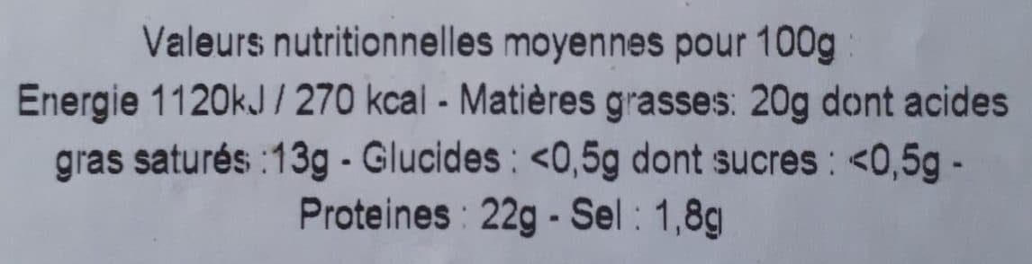 Open Food Facts Camembert de Normandie AOP packshot
