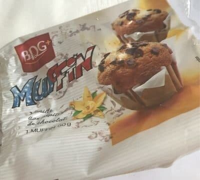 BDG Muffin vanille pepites de chocolat packshot