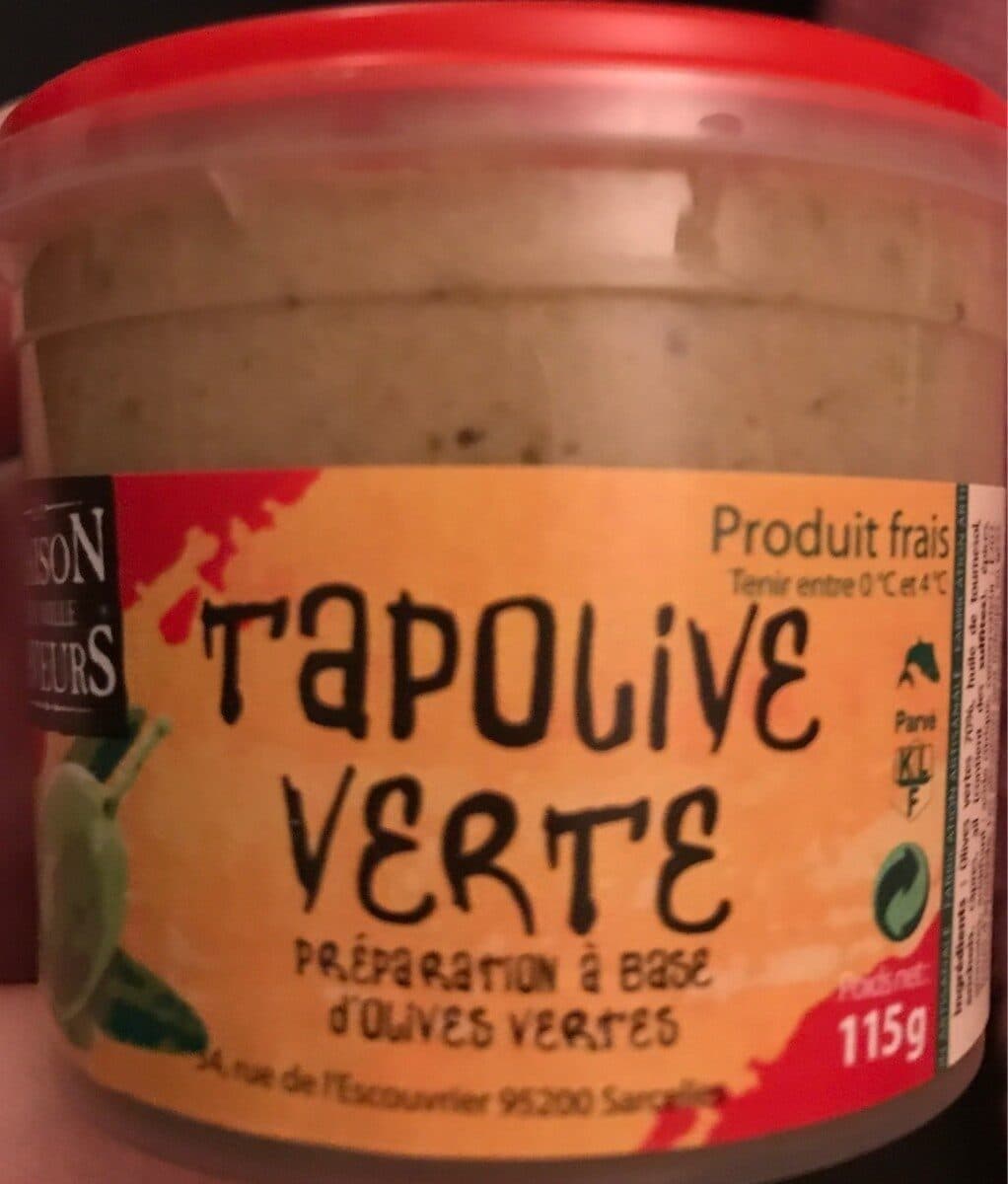 La Maison aux Mille Saveurs Tapolive verte packshot