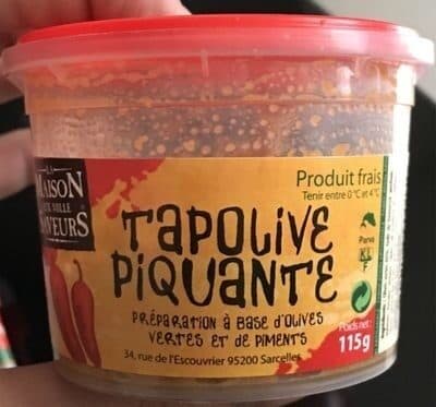 La Maison aux Mille Saveurs Tapenade Olives Vertes & Piments packshot