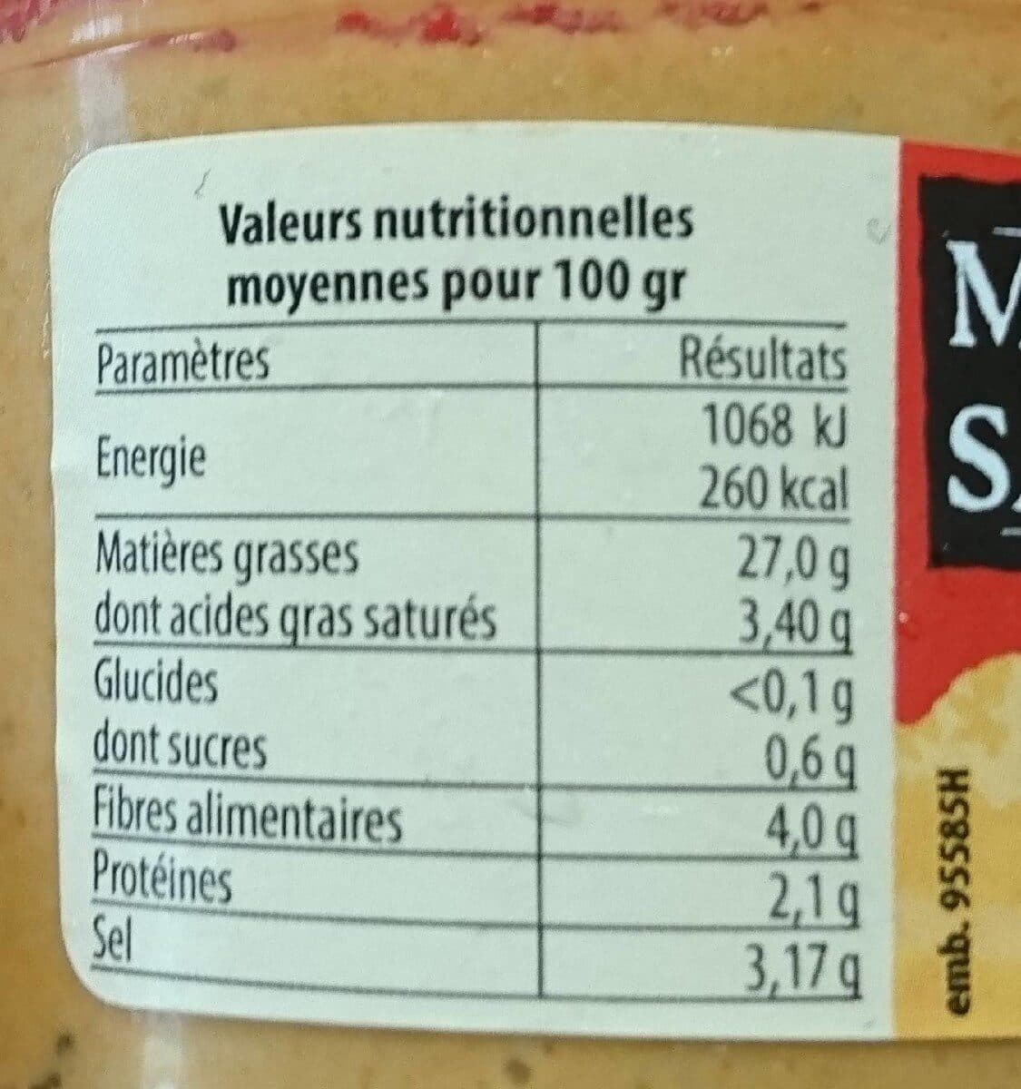 La Maison aux Mille Saveurs Tapenade Olives Vertes & Piments packshot
