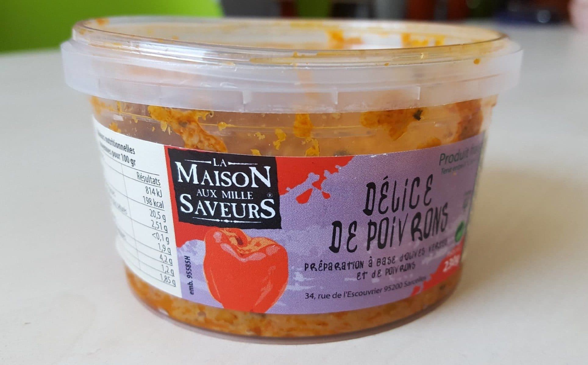 La Maison aux Mille Saveurs Delice De Poivron, packshot