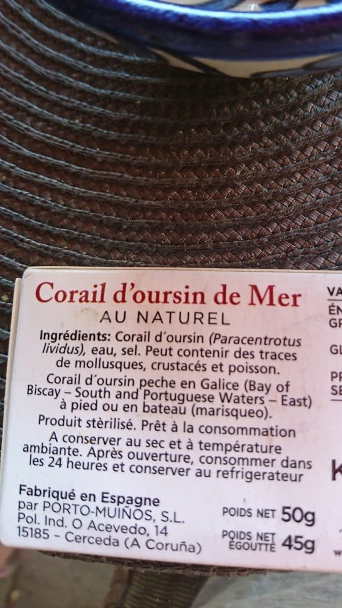 Kaviari Corail D'oursin packshot
