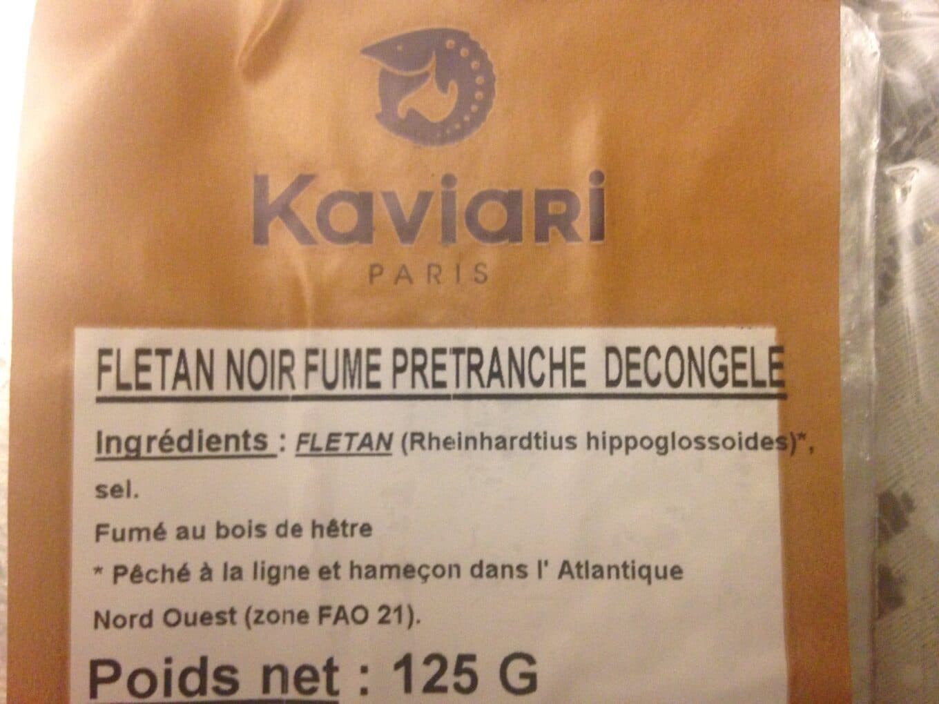 Kaviari Fletan fumé packshot
