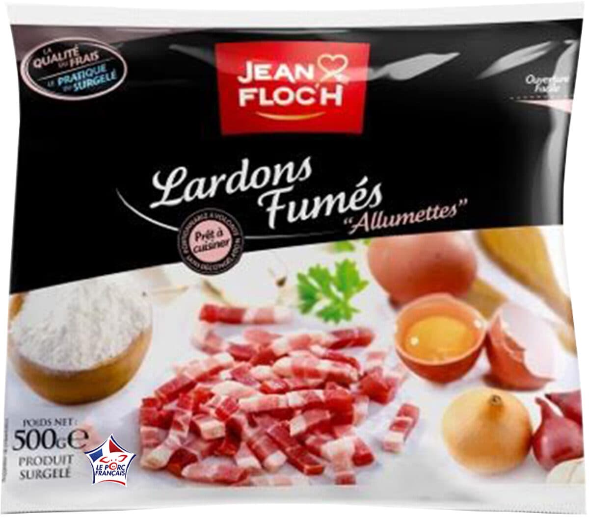 Jean Floc'h Jean floc'h, Lardons fumes allumettes, le sachet de 500 gr packshot