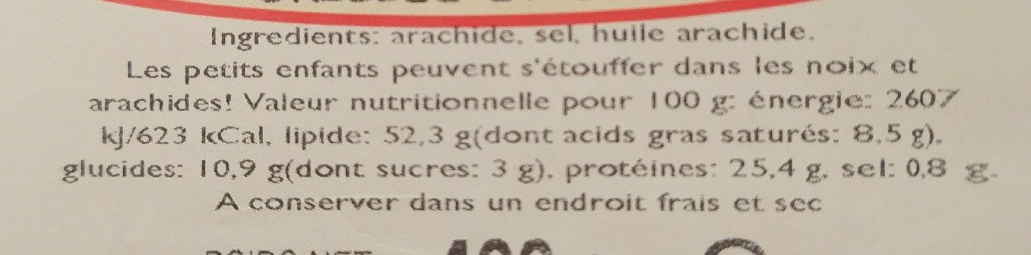 Open Food Facts Arachide blanchie packshot