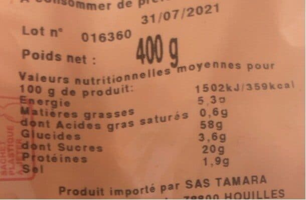 fruidelys Pois chiche blanc grille sale packshot