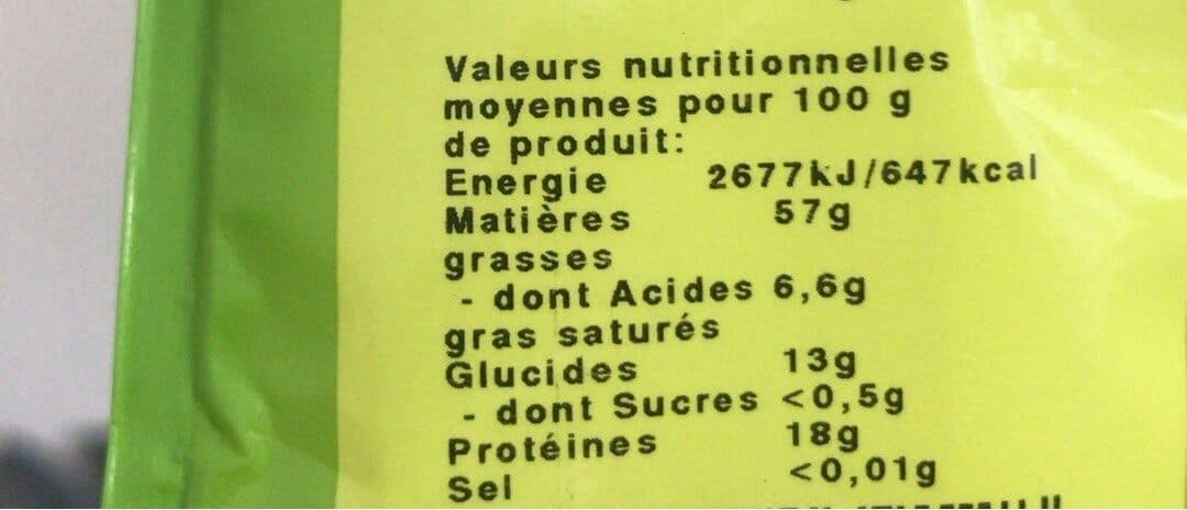 Fruidyllic Graines de Tournesol crues décortiquées packshot