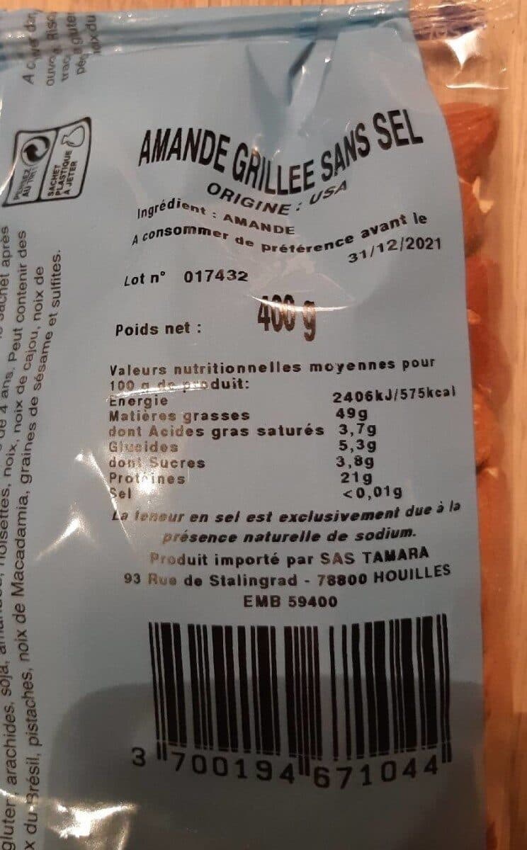 fruidelys Amandes grillées packshot