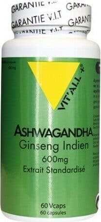 Vit'All + Ashwagandha 600MG - 60 Végicaps - Vitall+ packshot