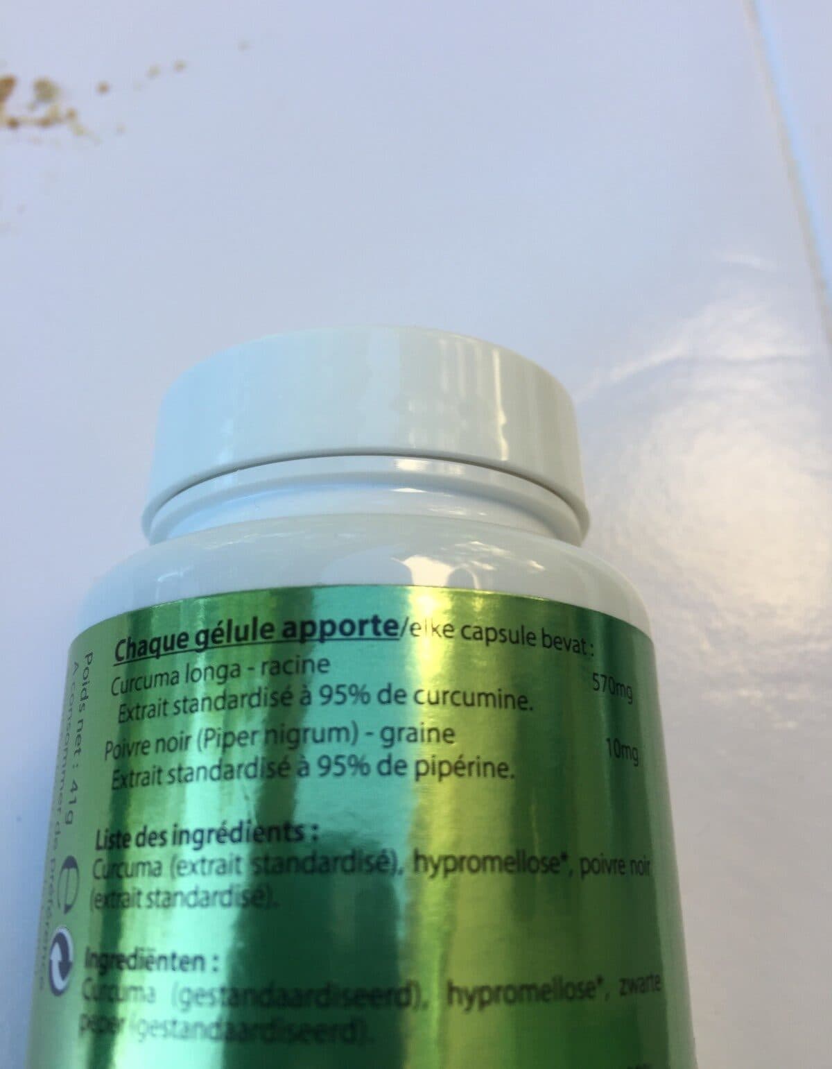 vit'all + Curcuma + Poivre Noir - 60 Capsules - Vitall+ packshot