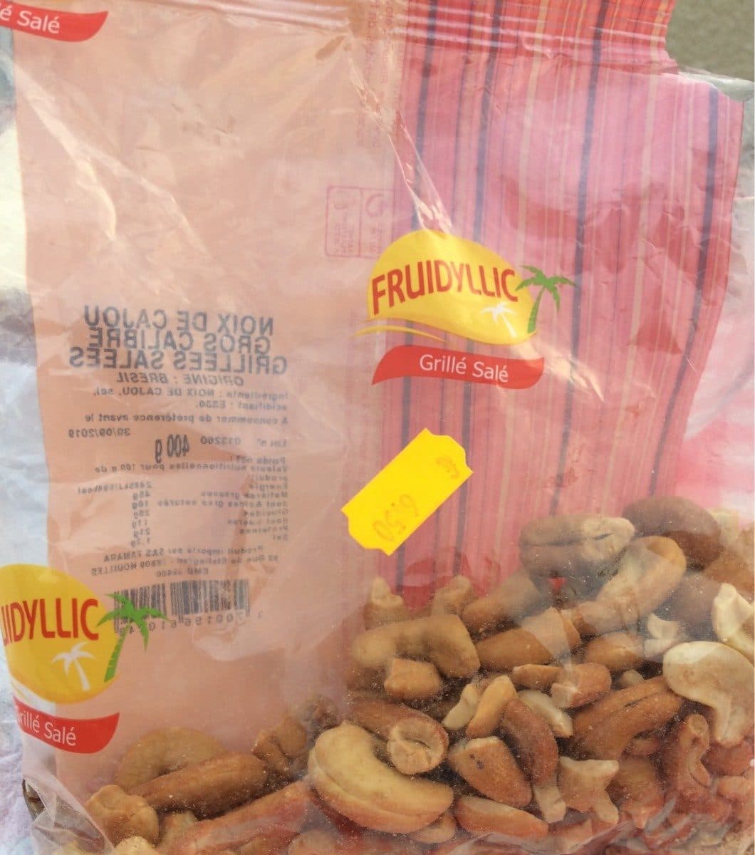 Fruidyllic Noix de cajou packshot