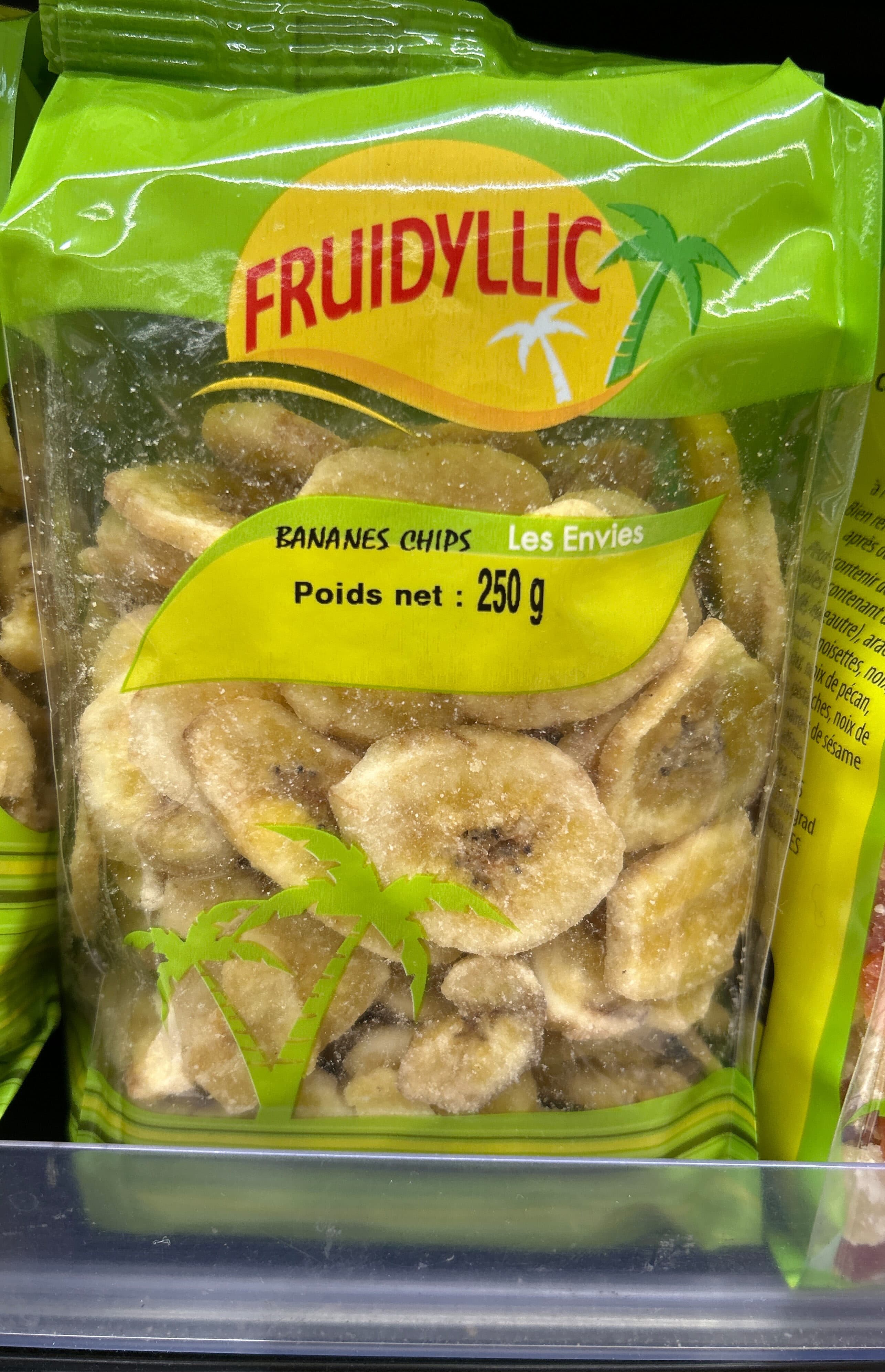 Fruidelys Banane chips packshot