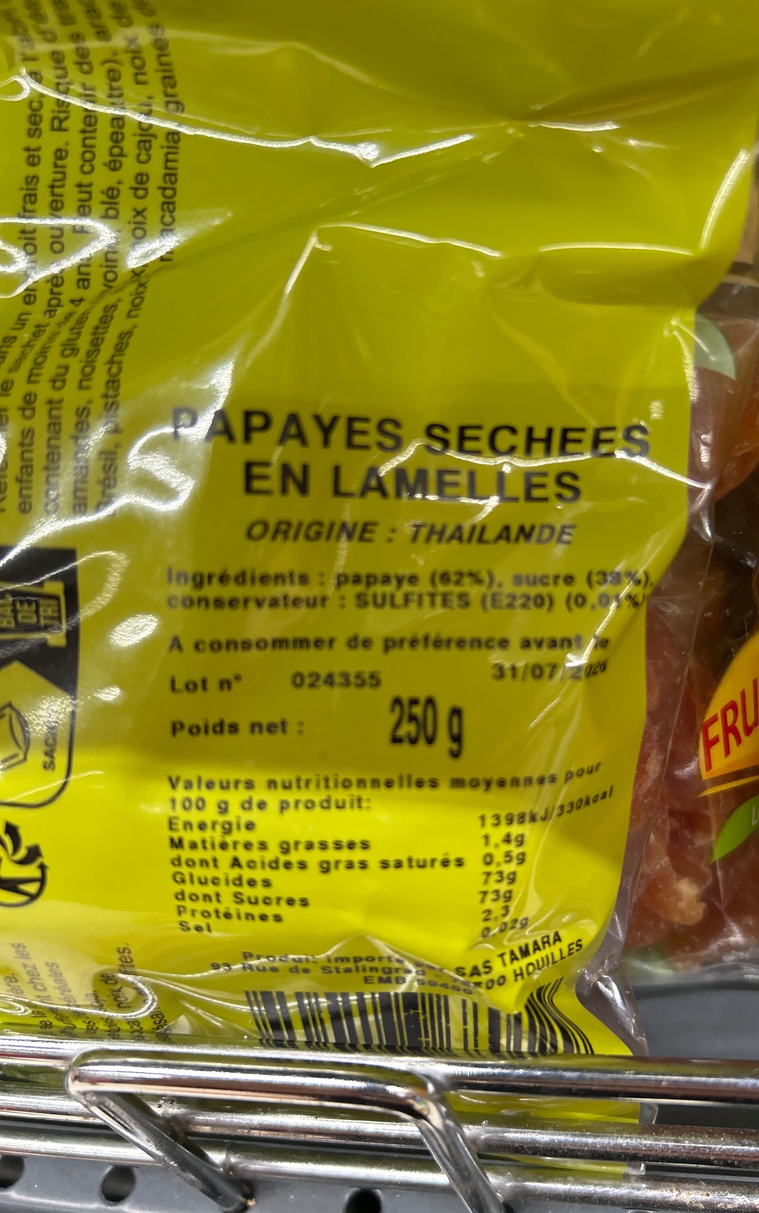 Fruidyllic Papaye sechee packshot