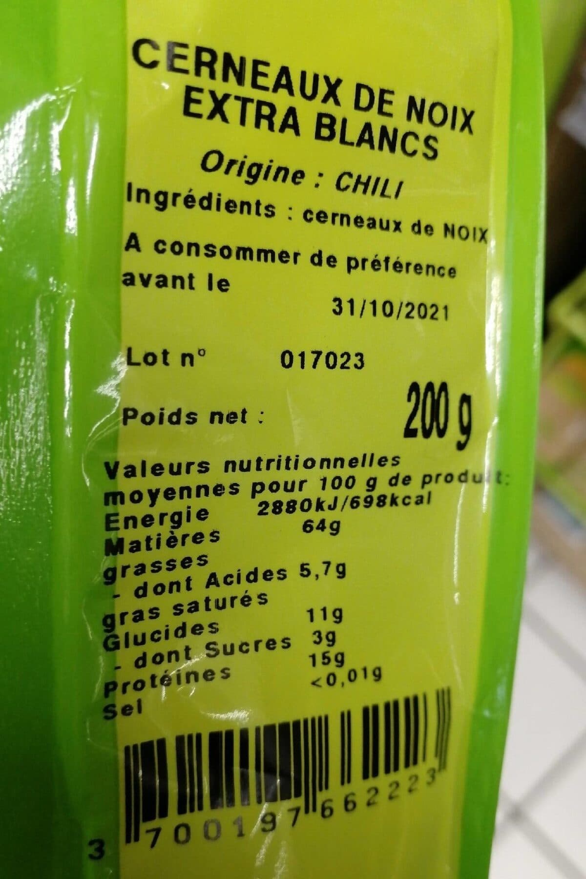 Fruidyllic Cernaux de noix packshot