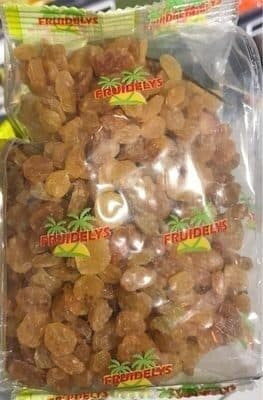 Fruidelys Raisin sec golden packshot