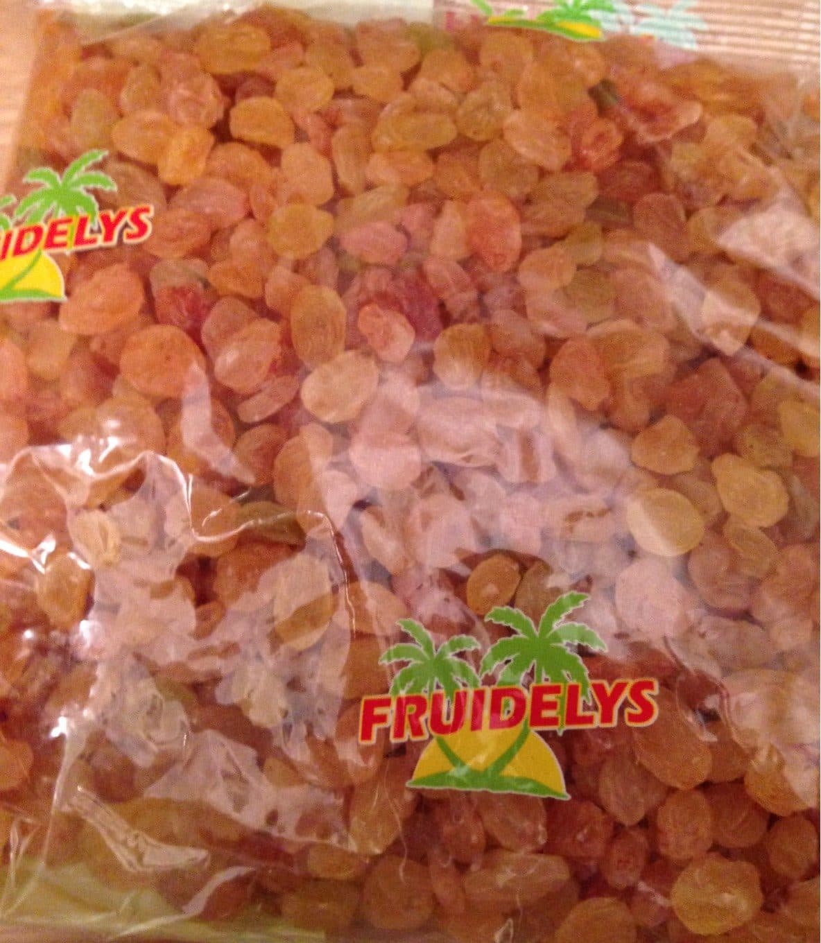 Fruidelys Raisins secs golden packshot