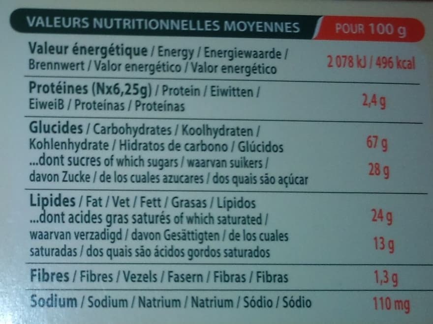 Valpiform' Biscuits nappés choco'lait packshot