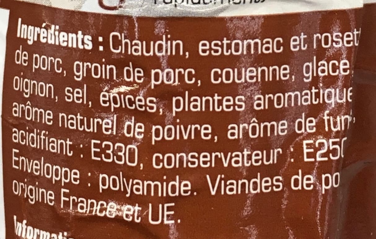 Amand Terroir Andouille pur porc packshot