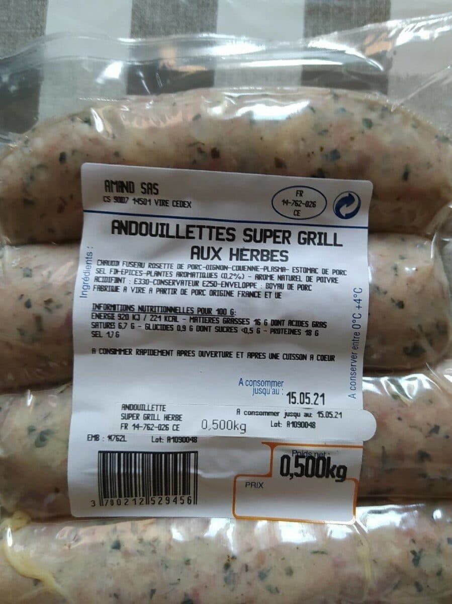 Open Food Facts Andouillette Aux Herbes X4 packshot