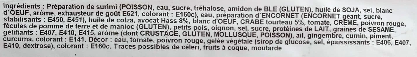 Amand Bianic SAS Terrine d'avocat au crabe packshot