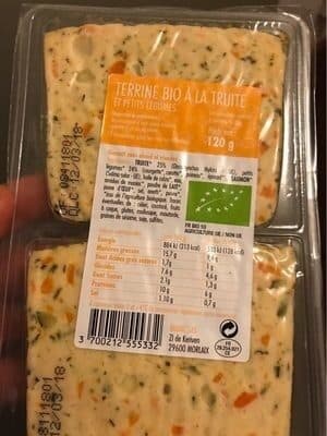 Bianic SA Terrine bio a la truite packshot