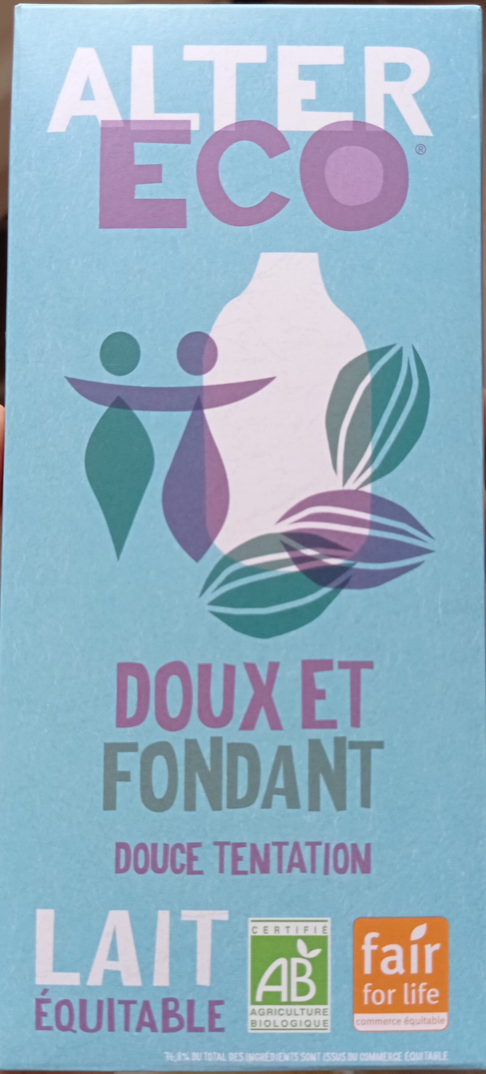 Alter Eco Lait doux & fondant packshot