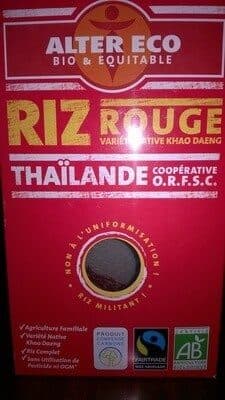 Alter Eco Riz rouge packshot