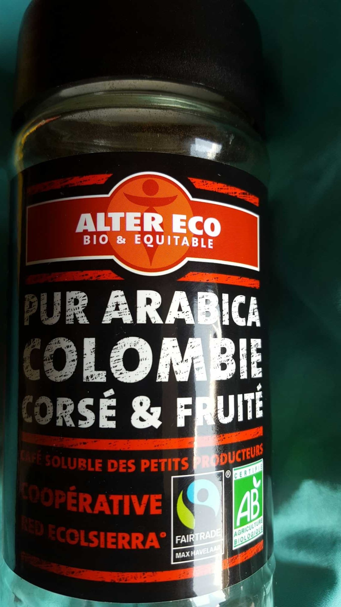 Alter Eco Pur Arabica Colombie packshot