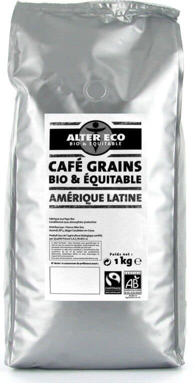 ALTER ECO Café 1KG Amérique Latine En Grain Bio Et équitable packshot