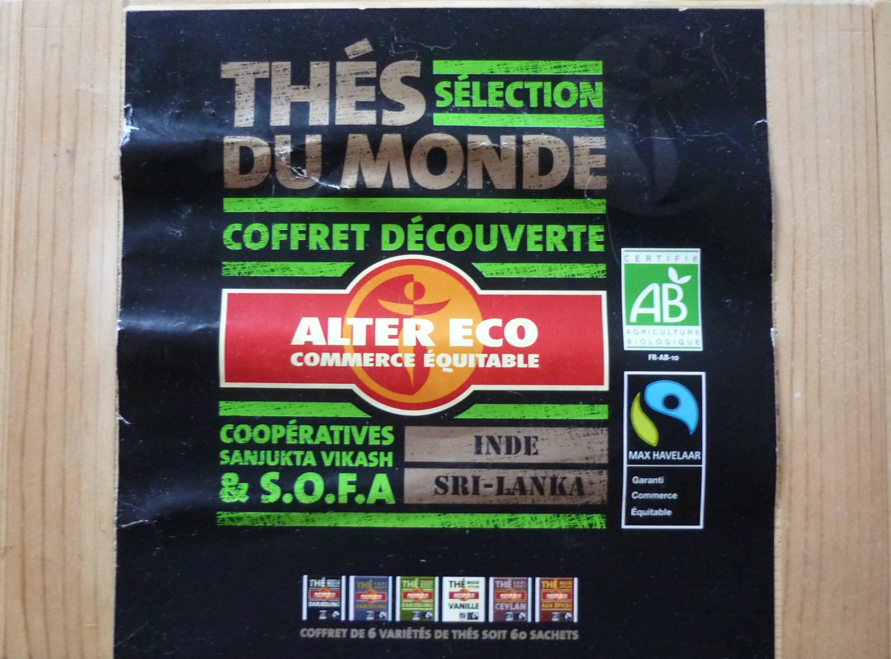 Alter Eco Sélection Thés du monde packshot