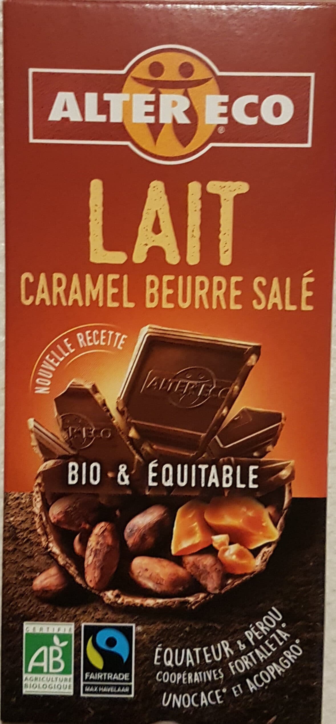 Alter Eco Lait caramel beurre salé packshot