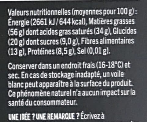 alter Eco chocolat 90% Perou packshot