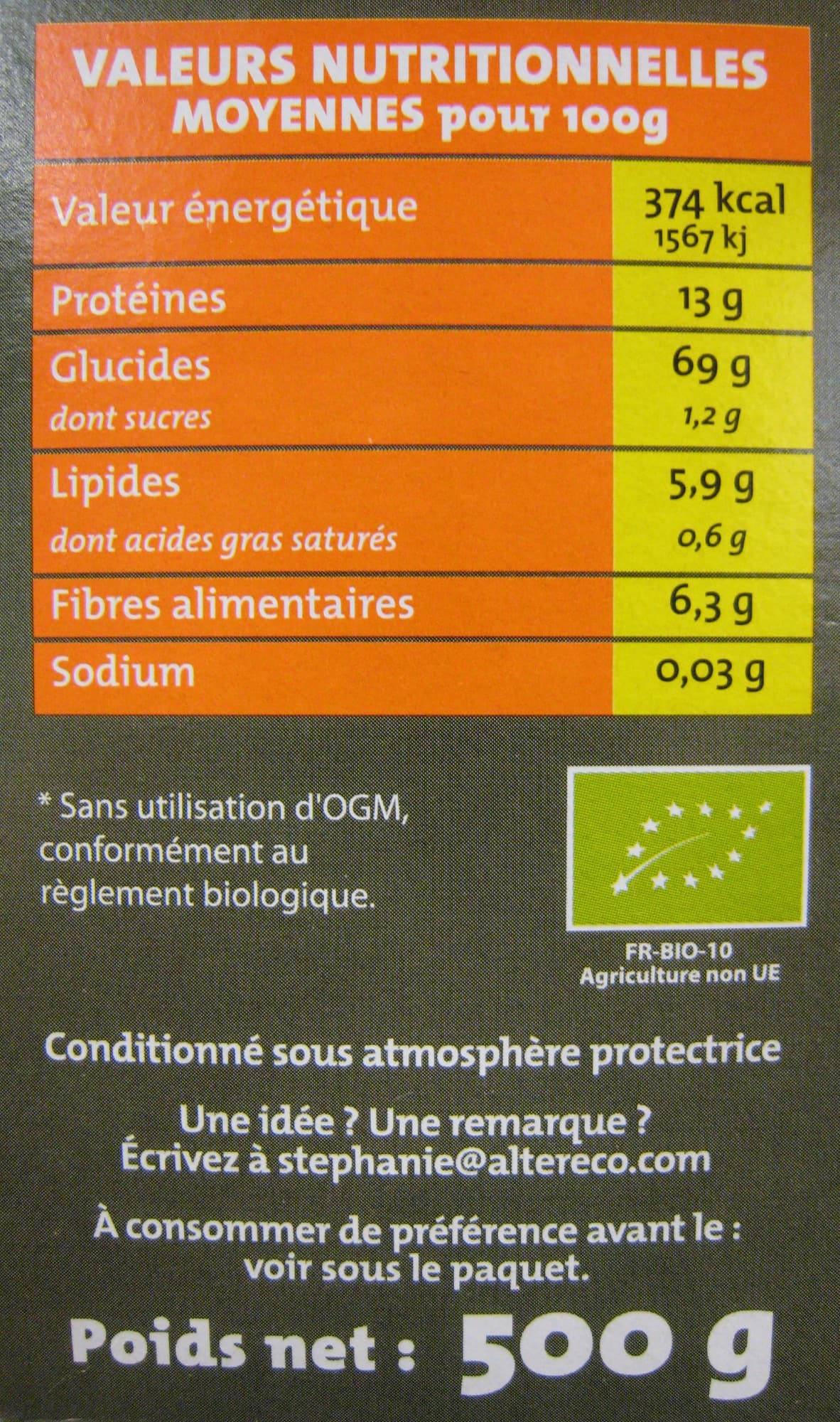 Alter Eco Trio de quinoas blond rouge noir Bio et Ethiquable Alter Eco packshot