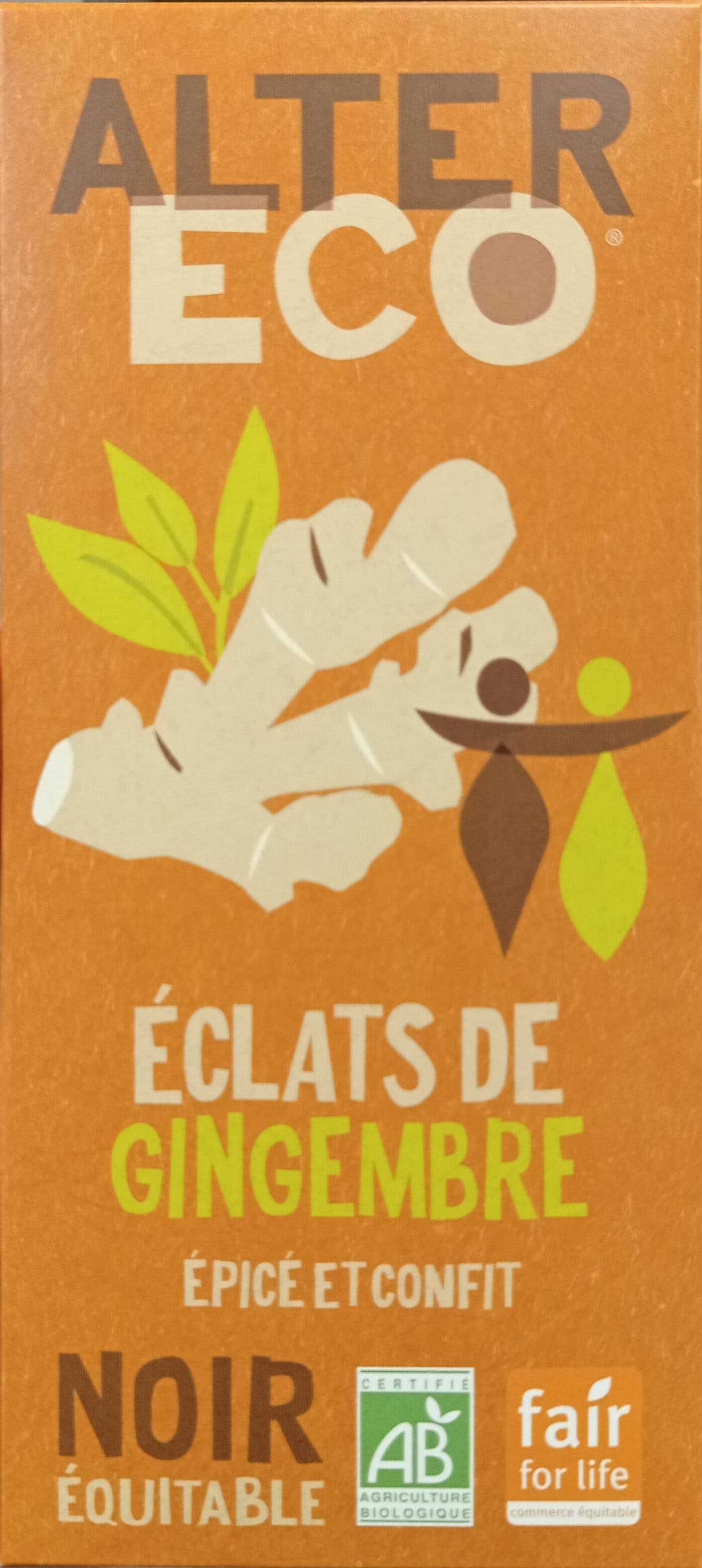 Alter Eco Noir Éclats de Gingembre packshot