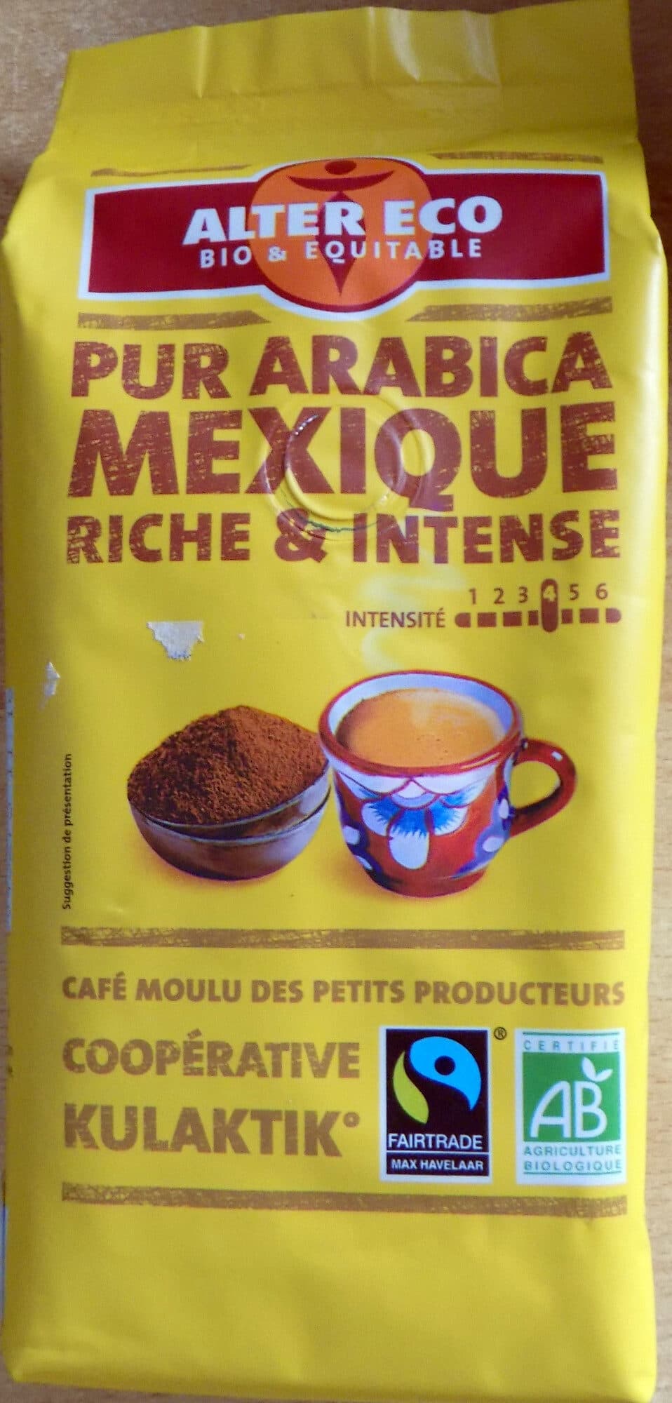 Alter Eco Pur arabica moulu Mexique packshot