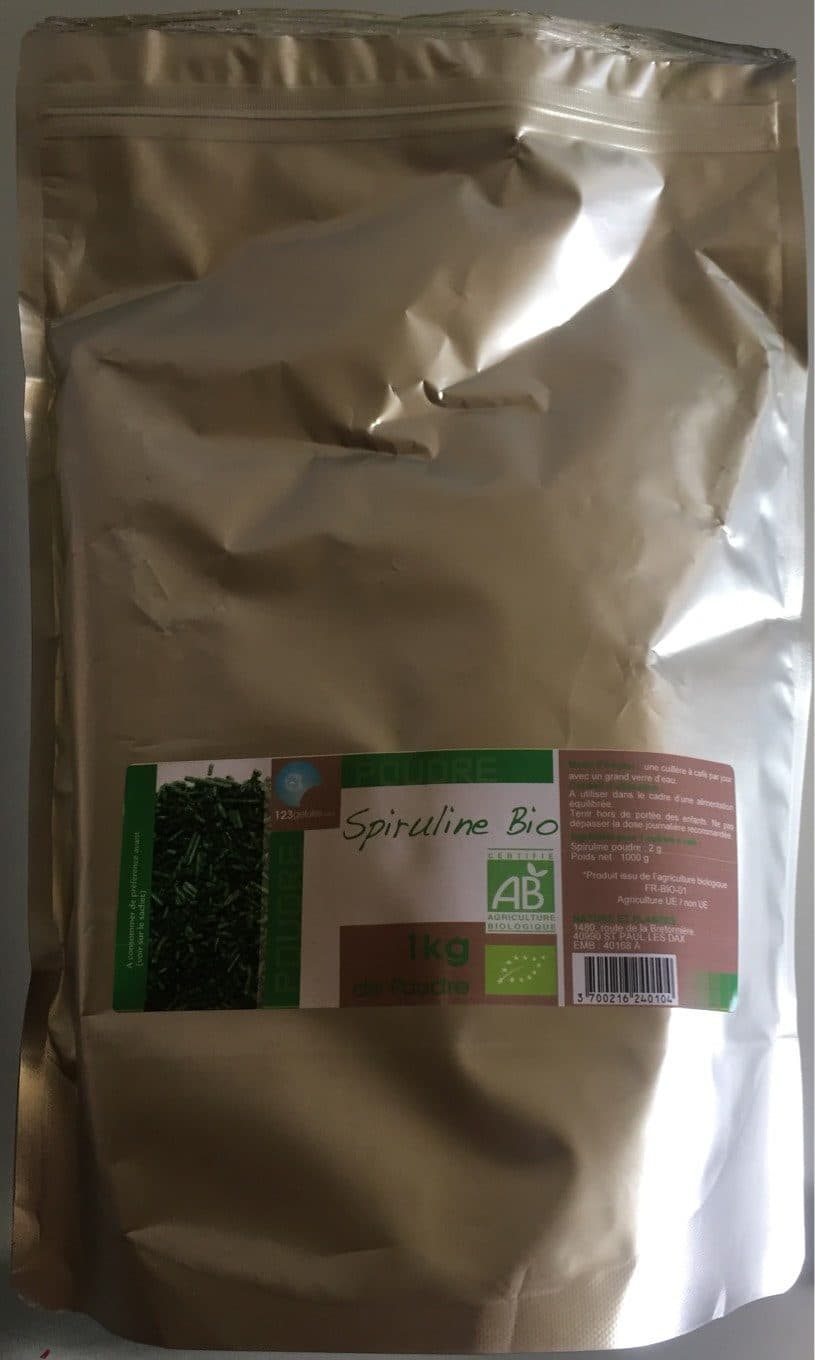 123gelules.com Spiruline Bio packshot
